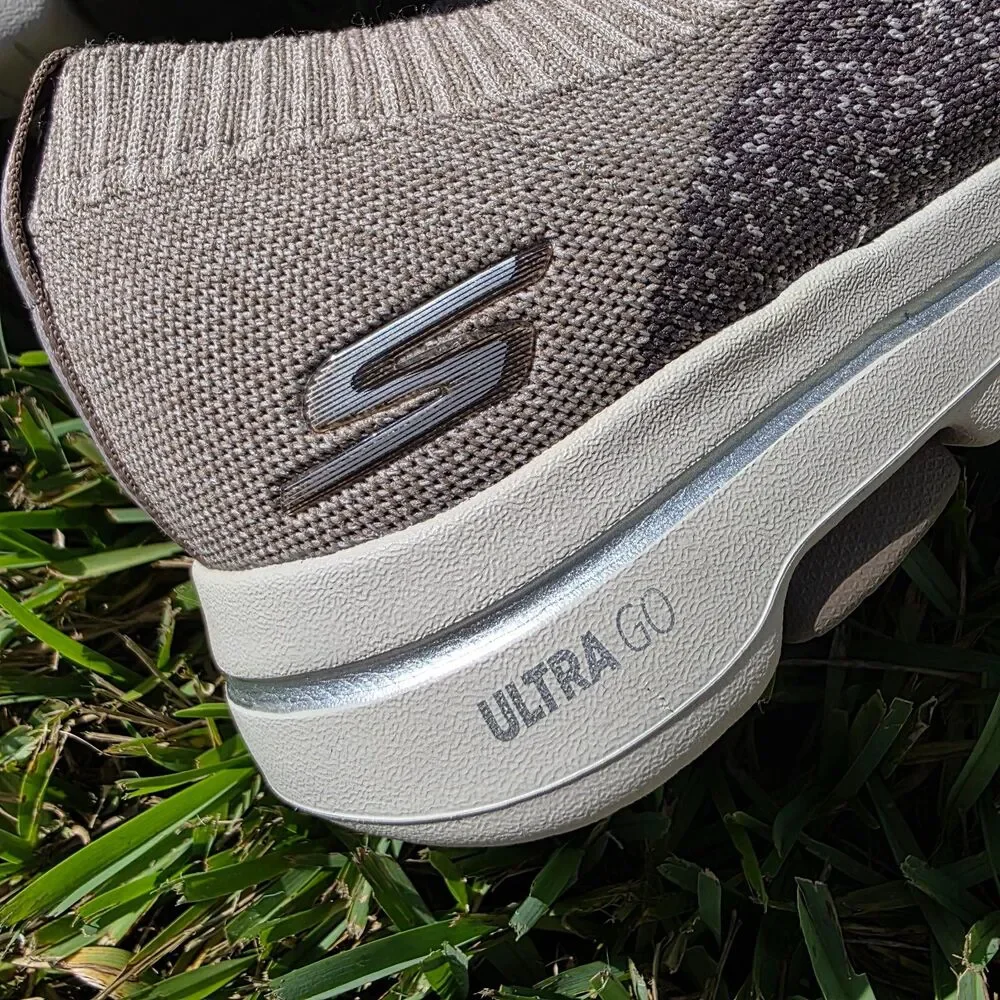 Skechers Go Walk 5 Men's Size 14 Gray Slip On Walking Shoes Stretch Sneaker